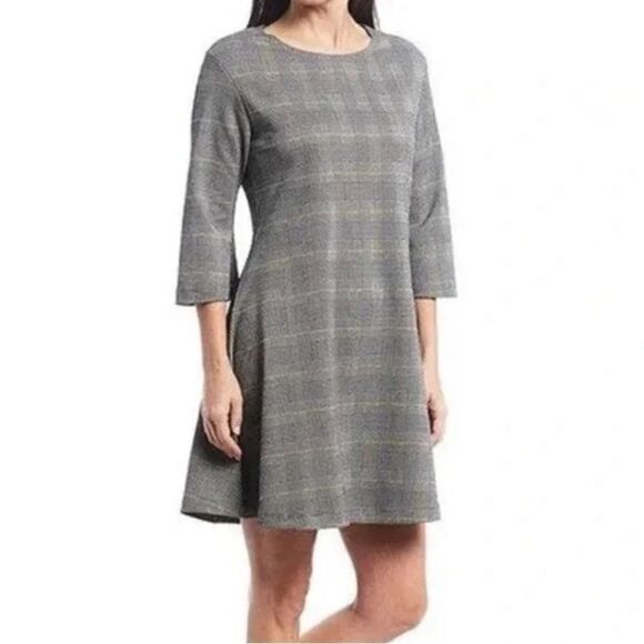 Bryn Walker Irys Carnaby Fit and Flare Shift Plaid Dress size xs - Picture 1 of 7